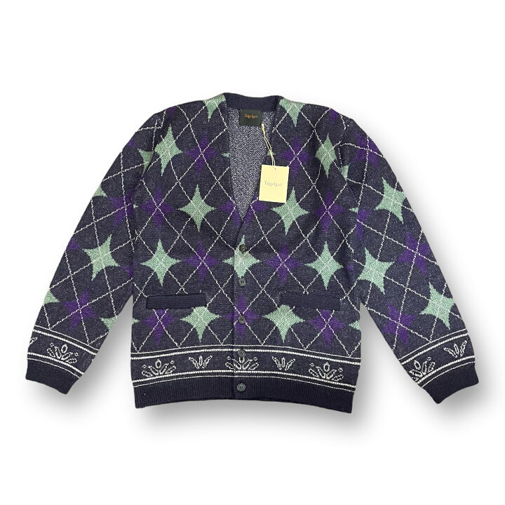 楽天市場】タイガイガリ Taiga Igari DIAMOND CARDIGAN GARNET  