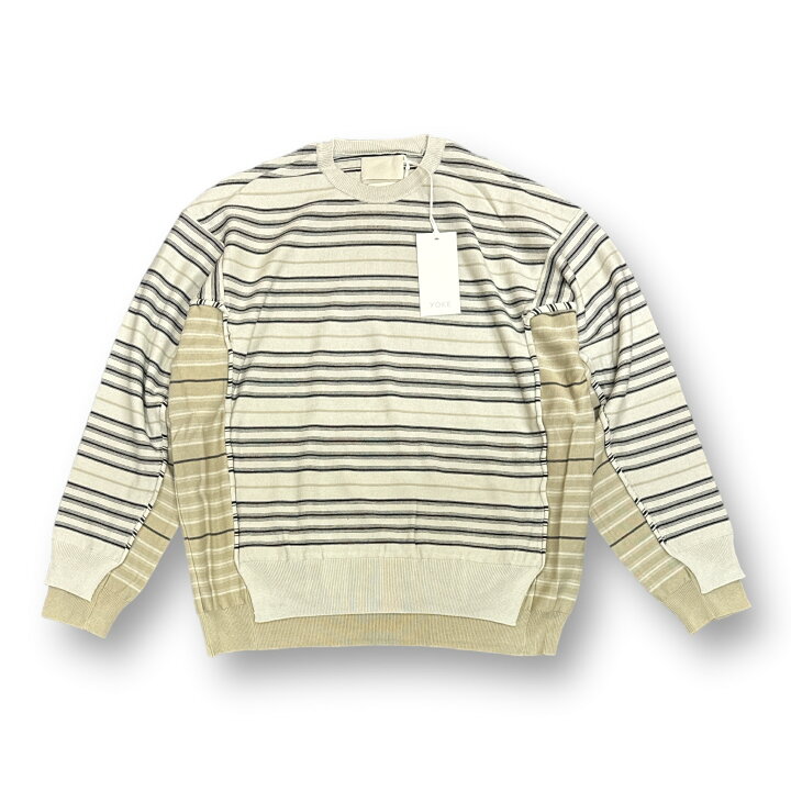 楽天市場】ヨーク・YOKE BORDER CONNECTING CREWNECK 状態SS ボーダー 