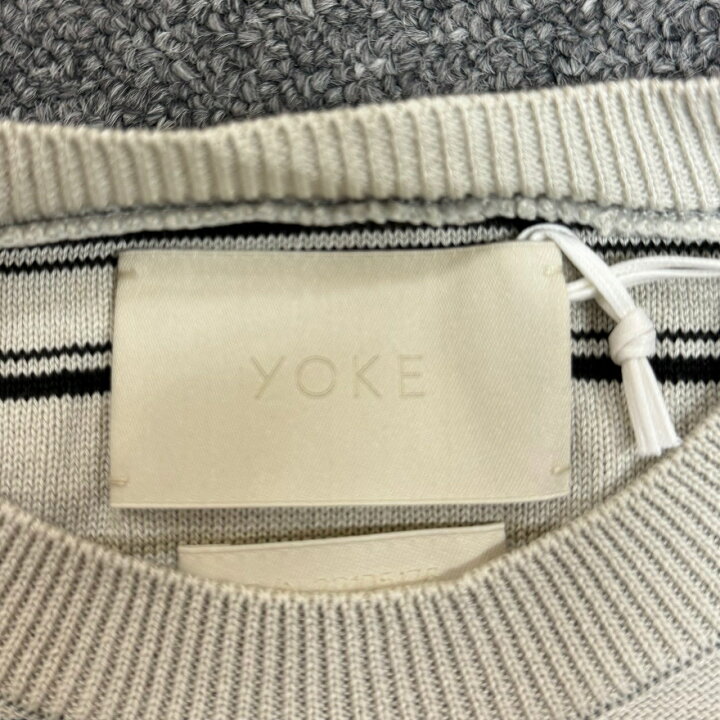 楽天市場】ヨーク・YOKE BORDER CONNECTING CREWNECK 状態SS ボーダー 