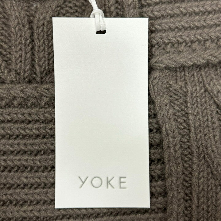 楽天市場】ヨーク・YOKE 21AW CROSSING CABLE CREW NECK KNIT 状態SS  