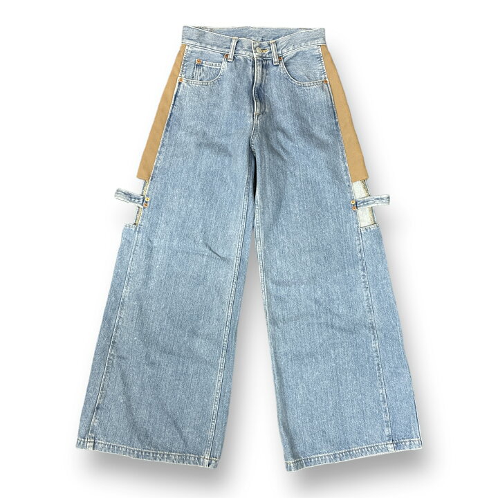 楽天市場】コトハヨコザワ・kotohayokozawa 23SS Paneled Denim Pants 