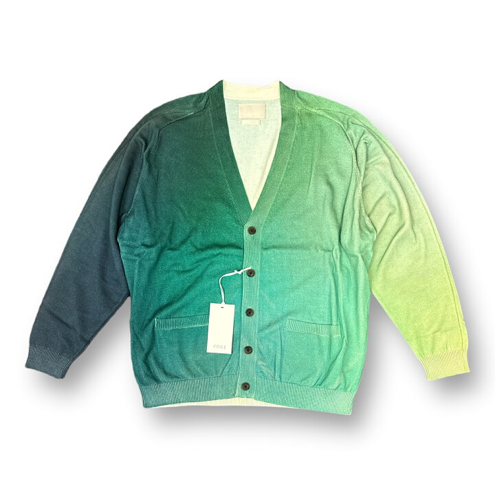 楽天市場】ヨーク・YOKE 23SS GRADATION PRINTED CARDIGAN 状態SS 