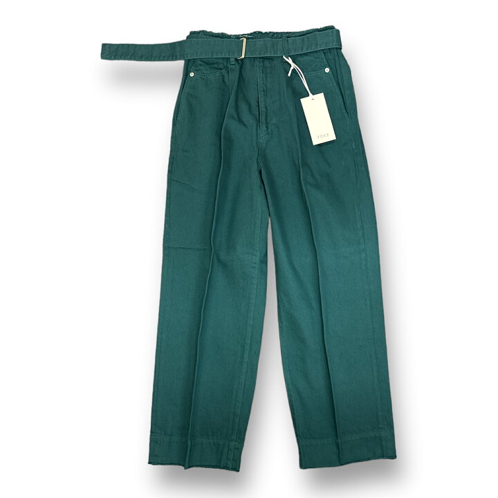 楽天市場】ヨーク・YOKE 23SS BELTED WIDE-LEGGED DENIM TROUSERS 状態 
