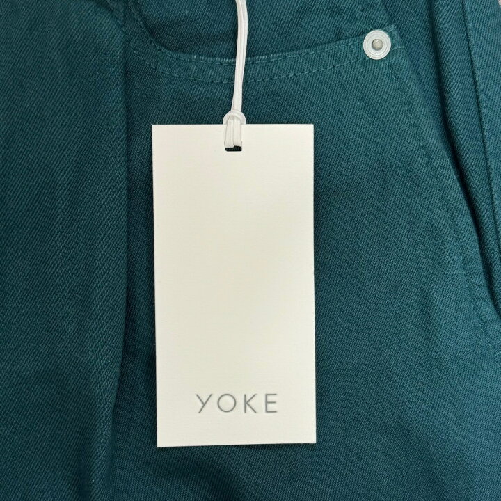 楽天市場】ヨーク・YOKE 23SS BELTED WIDE-LEGGED DENIM TROUSERS 状態