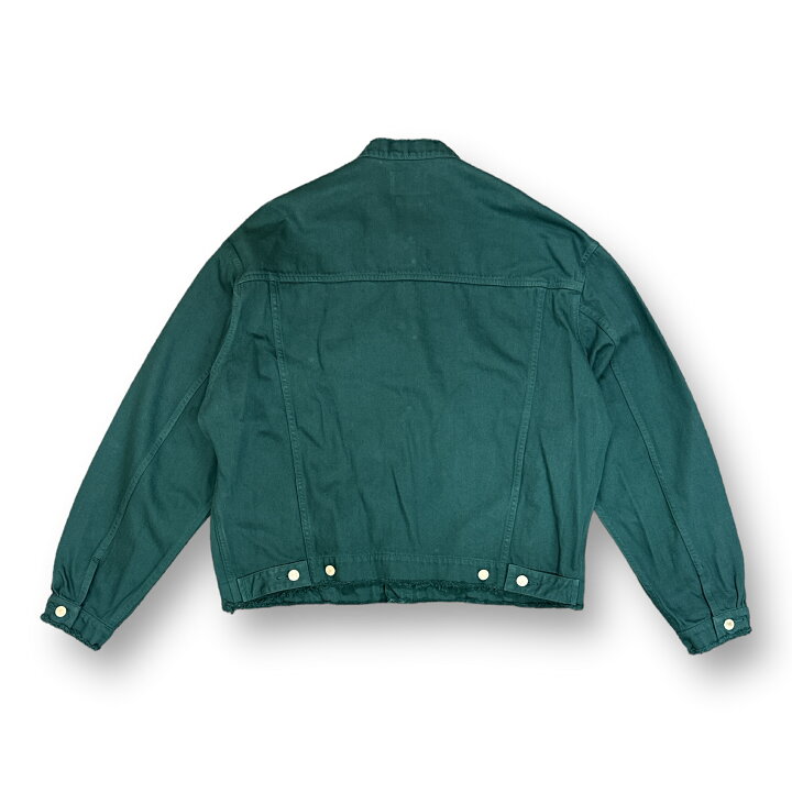 楽天市場】YOKE・ヨーク 23SS CUT-OFF WIDE DENIM TRUCKER JACKET 状態 