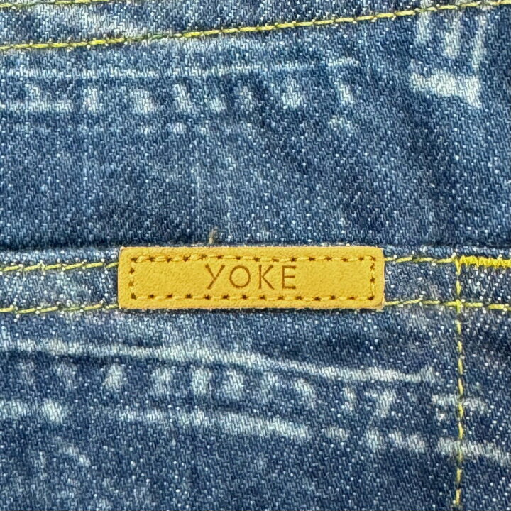 楽天市場】YOKE・ヨーク 23SS LASER PROCESSED 5P STRAIGHT DENIM