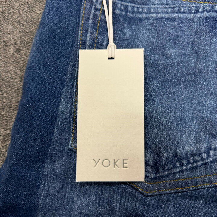 楽天市場】YOKE・ヨーク 23SS LASER PROCESSED 5P STRAIGHT DENIM 