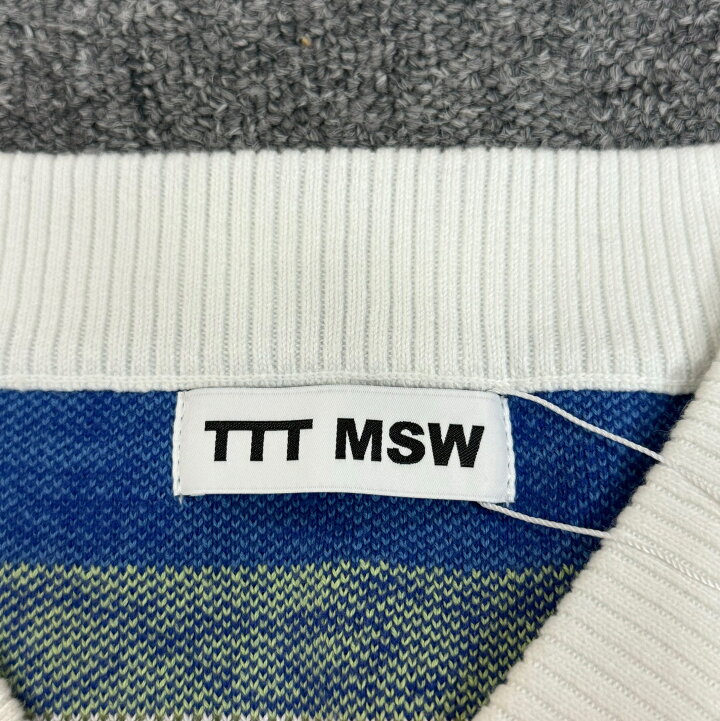 楽天市場】TTT MSW・ティーモダンストリートウェア 23SS ボーダー 