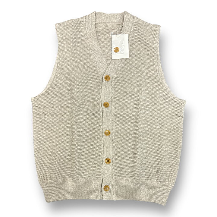 楽天市場】crepuscule・クレプスキュール 23SS MOSS STITCH V/N VEST 