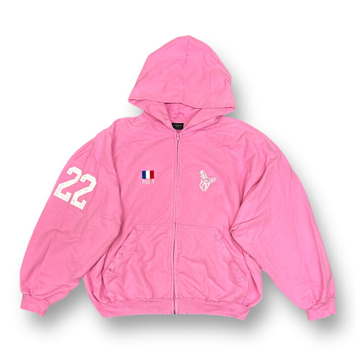 楽天市場】BALENCIAGA ・バレンシアガ 22AW Polo Zip up Hoodie 状態B 