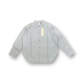 SHINYAKOZUKA ・シンヤコズカ 23SS NOTHING SPECIAL SHIRT 状態SS ナッシングスペシャルシャツ 2301SK22 ブルー サイズL (47845A5)