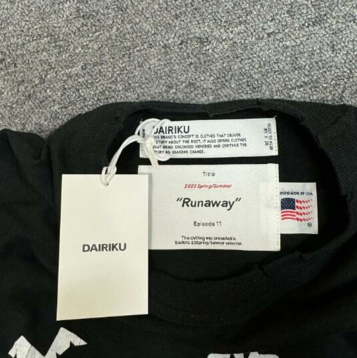 楽天市場】DAIRIKU・ダイリク 23SS New Raglan Tee 状態SS ラグランT T 