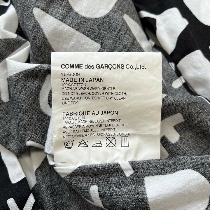 楽天市場】ブラック コムデギャルソン・BLACK COMME des GARCONS 総柄 