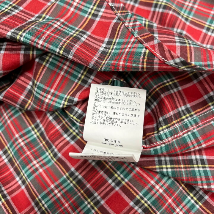 楽天市場】シオタ・CIOTA 23SS スビンコットン ローン タータン 