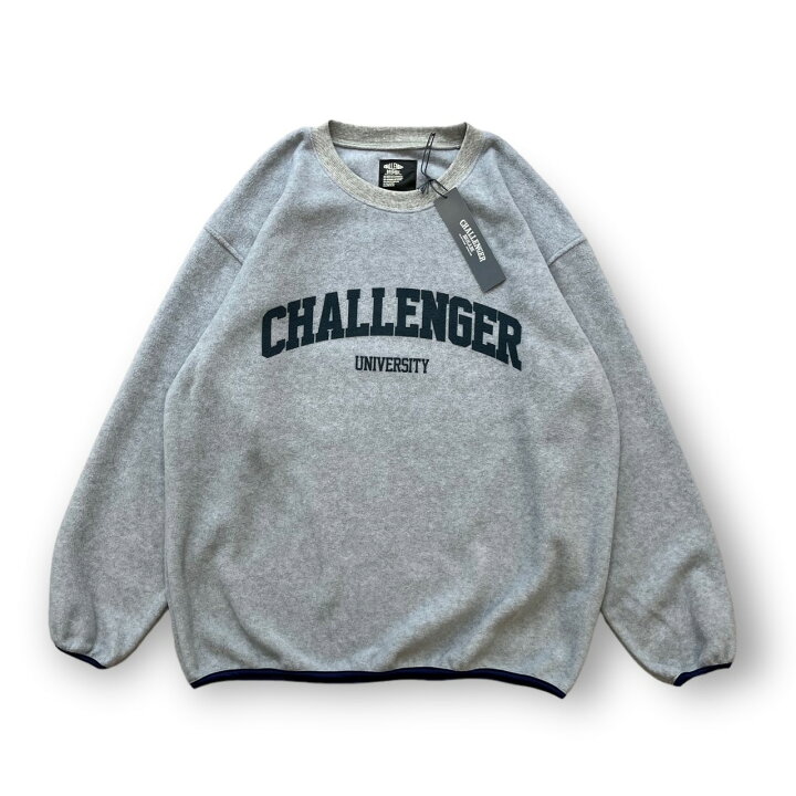 楽天市場】チャレンジャー・CHALLENGER 22AW COLLEGE LOGO C/N FLEECE 