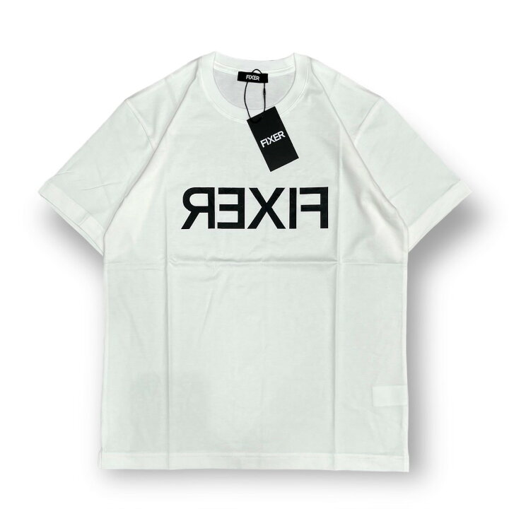 楽天市場】フィクサー・FIXER Reverse Print Crew Neck T-shirt 状態SS 