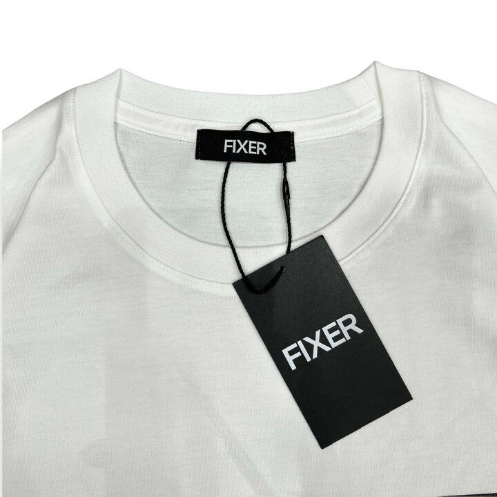 楽天市場】フィクサー・FIXER Reverse Print Crew Neck T-shirt 状態SS 