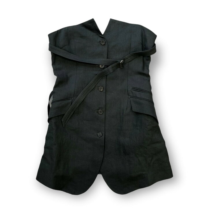楽天市場】イン・IHNN 23SS LINEN TAILORED VEST 状態SS リネン 