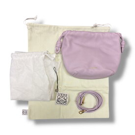 LOEWE・ロエベ ジェイドコレクション フラメンコパース ミニ ショルダーバッグ ショルダーポーチ ポシェット 状態 ショルダーバッグ サイズF パープル メンズ （5475M）【中古】