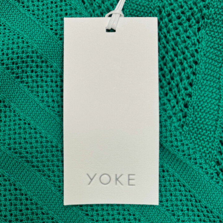 楽天市場】未使用 YOKE・ヨーク 24SS COTTON MESH STRIPE CREWNECK 