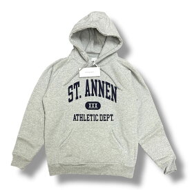 未使用 Pop Trading Company・ポップトレーディングカンパニー 24AW ST ANNEN HOODED SWEAT 状態SS フーディー パーカー スウェット OPAW24_01-005 サイズM グレー メンズ （95495A）【中古】