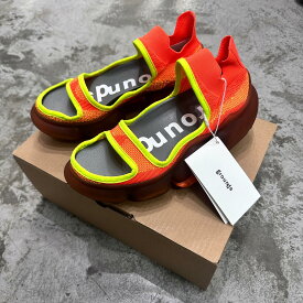 未使用 grounds グラウンズ MOOPIE AS1 SANDAL 状態SS サンダル スニーカー MPFR89-A1SD2531 26cm オレンジ メンズ （4802M）【中古】