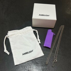 AMBUSH・アンブッシュ ライターネックレス ライターホルダー 状態A ネックレス サイズF パープル メンズ （14160M）【中古】