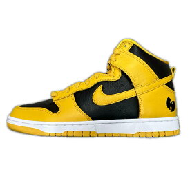 未使用 NIKE・ナイキ × Wu-Tang Clan ウータンクラン Dunk High Retro PRM 状態SS ダンク ハイ レトロ プレミアム HJ4320-001 27.5cm イエロー メンズ （15241M）【中古】