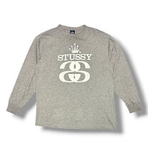 楽天市場】stussy ロンt グレーの通販