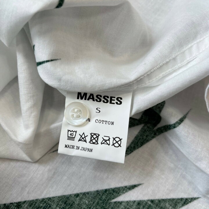 楽天市場】マシス・MASSES 19SS LIGHTNING SHIRT 状態SS ライトニング