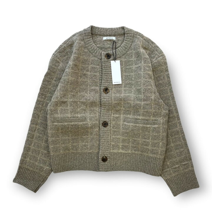 楽天市場】マツフジ・MATSUFUJI 22AW JACQUARD CARDIGAN 状態SS  