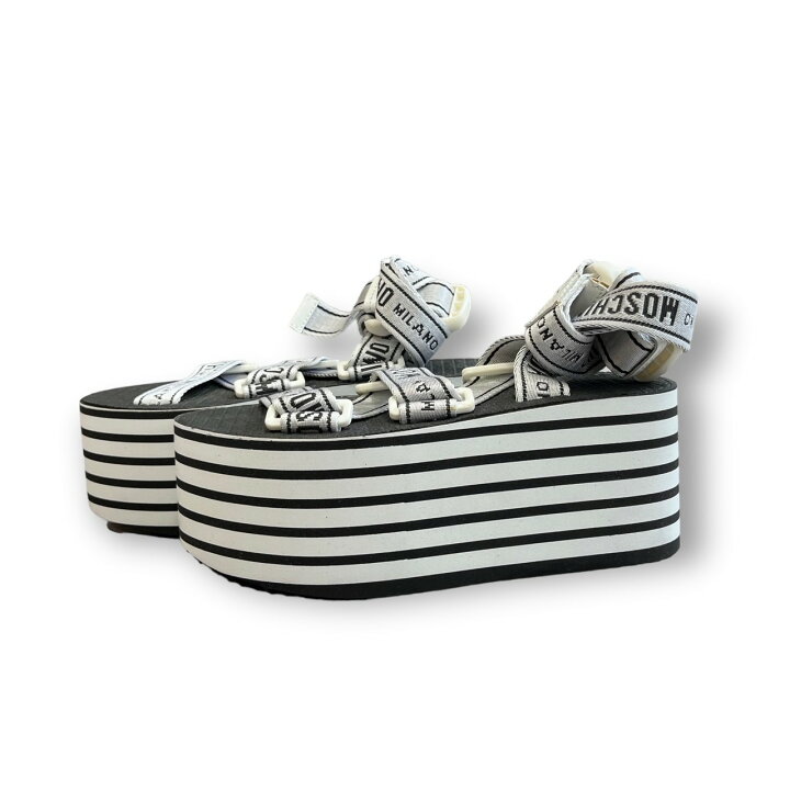 楽天市場】モスキーノ・MOSCHINO STRAP SANDAL 状態SS ストラップ 