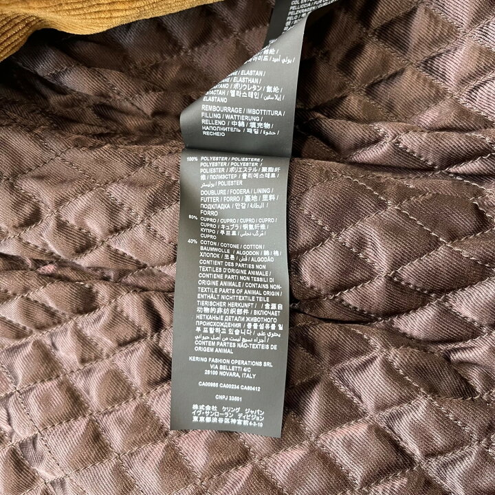 楽天市場】サンローラン・SAINT LAURENT コーデュロイ＆シアリング  