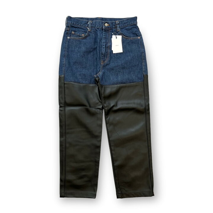 楽天市場】シュタイン・stein 22SS Leather Combination Denim Jeans  