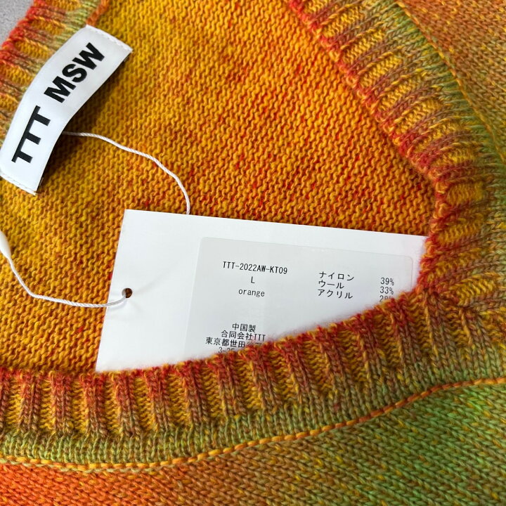 楽天市場】ティーモダンストリートウェア・TTT MSW 22AW Kasuri Knit 