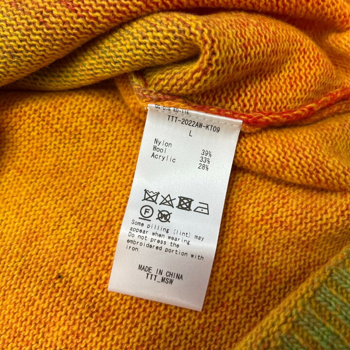 楽天市場】ティーモダンストリートウェア・TTT MSW 22AW Kasuri Knit 