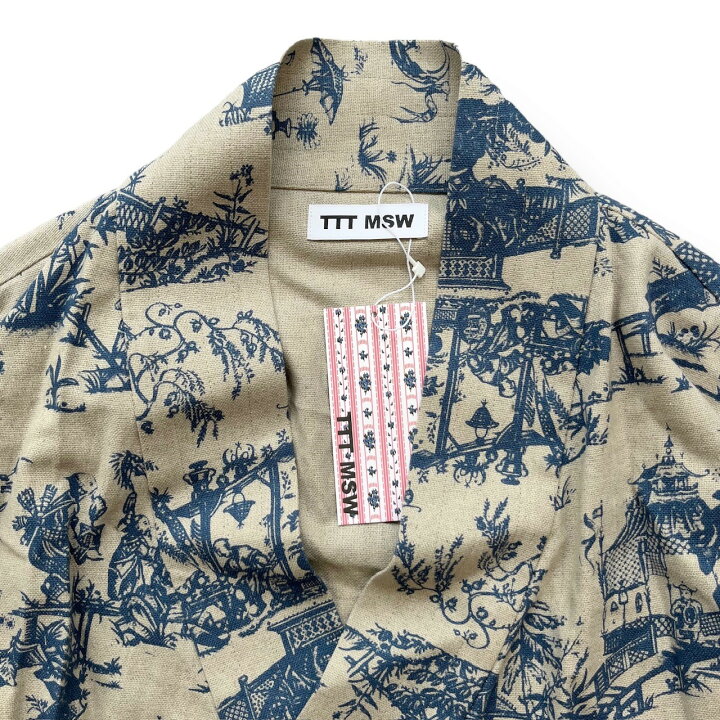 楽天市場】ティー・TTT MSW 22SS Kimono Shirt Jacket 状態SS キモノ