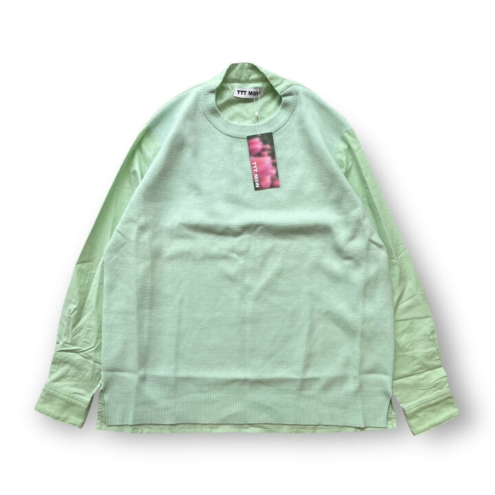 楽天市場】ティー・TTT MSW 21AW Knit Docking Shirt 状態SS ニット 