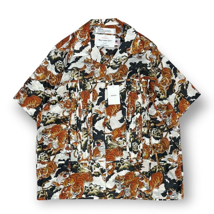 楽天市場】ダイリク・DAIRIKU 22SS Tiger Open Coller Shirt タイガー 