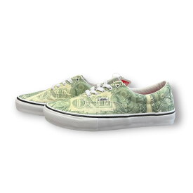 シュプリーム × ヴァンズ・Supreme × Vans 23SS Dollar Era 状態SS ダラーエラ スケートシューズ スニーカー 靴 グリーン VN0A5FCGRN サイズ29.5cm