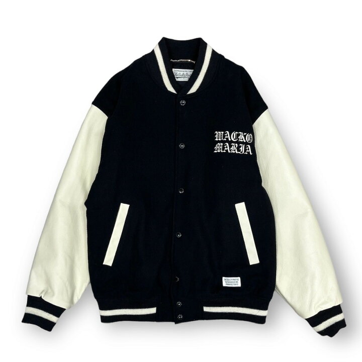 楽天市場】ワコマリア・WACKO MARIA 22AW LEATHER VARSITY JACKET TYPE 