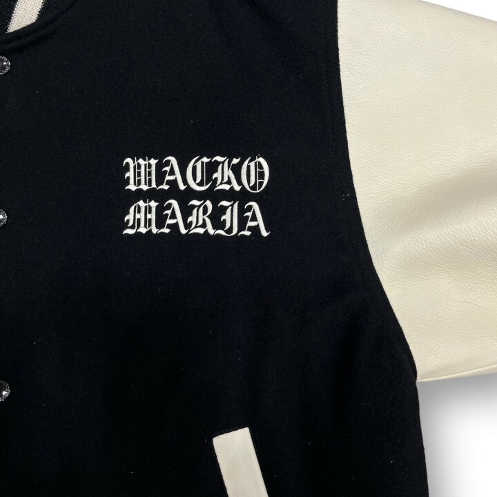 楽天市場】ワコマリア・WACKO MARIA 22AW LEATHER VARSITY JACKET TYPE 