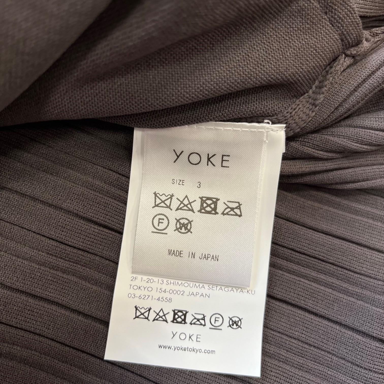 楽天市場】ヨーク・YOKE 22SS Pleated Knit Cardigan 状態SS プリーツ