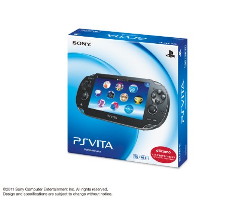 【中古】PlayStation Vita (プレイステーション ヴィータ) 3G/Wi‐Fiモデル クリスタル・ブラック (初回限定版) (PCH-1100 AA01)