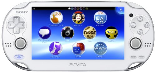 中古 PlayStation Vita プレイステーション ヴィータ 予約 Wi‐Fiモデル PCH-1000 ホワイト メーカー生産終了 クリスタル 人気商品 ZA02