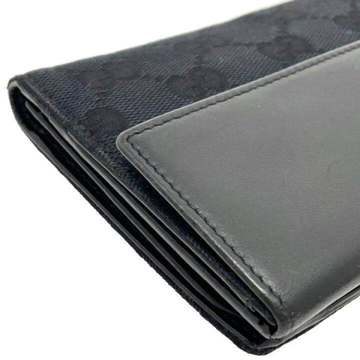 楽天市場】グッチ 財布 ジャッキー Wホック長財布 GGキャンバス レザー 