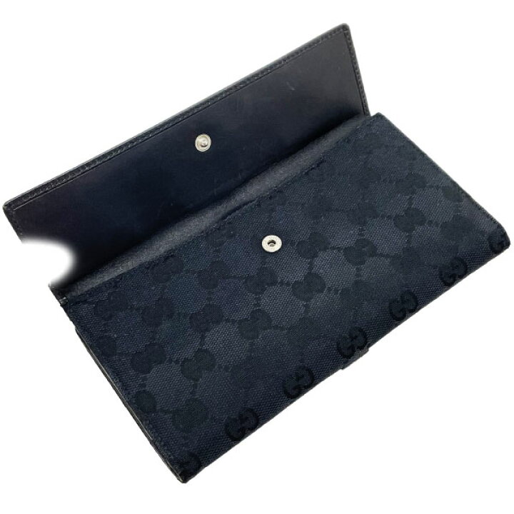 楽天市場】グッチ 財布 ジャッキー Wホック長財布 GGキャンバス レザー 