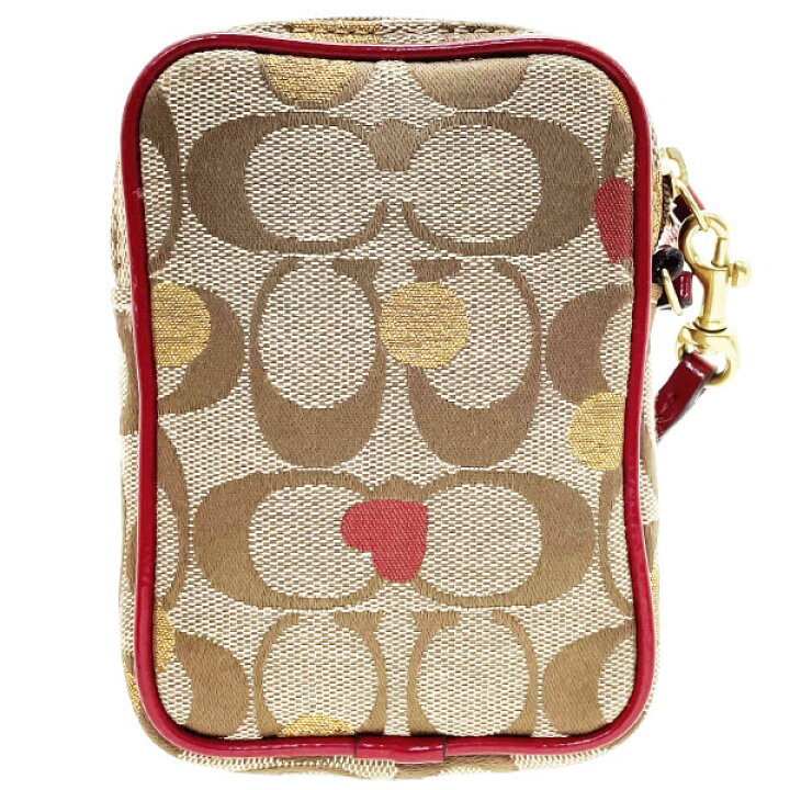 Coach シガレットケースシグネチャーコーチ キャンバス