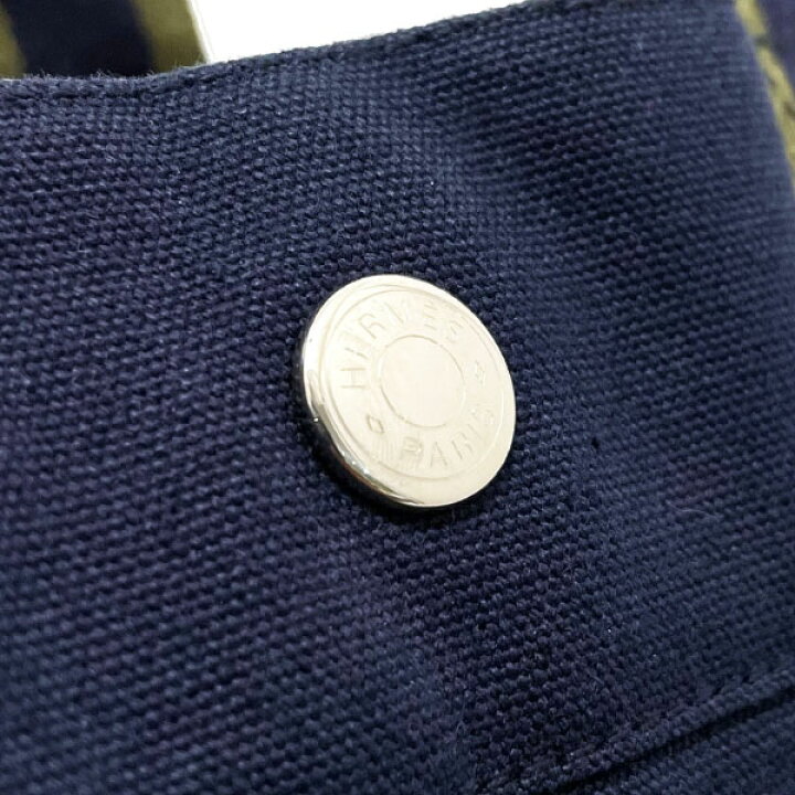 楽天市場】エルメス トートバッグ フールトゥMM キャンバス ネイビー 