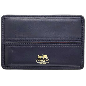 コーチ ティッシュケース ロゴ ポケットティッシュケース レザー 革 ダークブラウン 濃茶 こげ茶 66836G COACH ポケットティッシュカバー ブランド小物 美品 【中古】